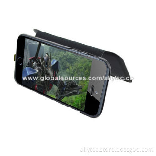 2,800mAh Solar Power Case for iPhone 6, Supports Solar Battery to Charge this Power